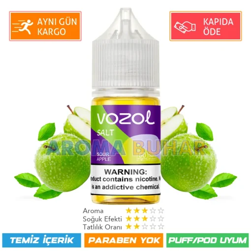 Vozol Likit Sour Apple Salt