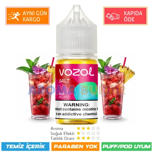 Vozol Likit Red Mojito Salt