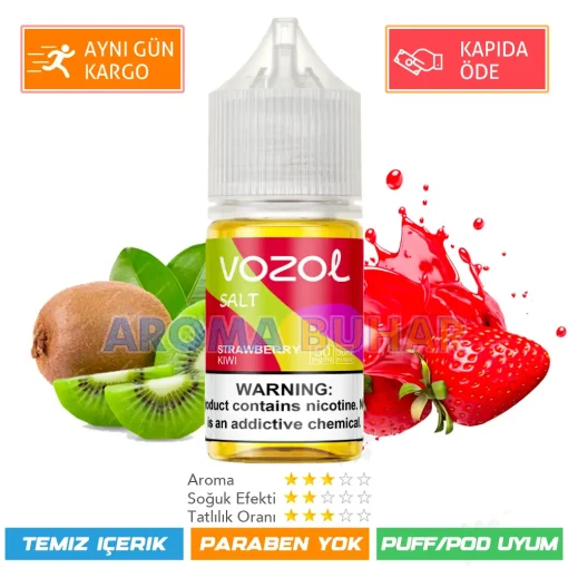 Vozol Likit Strawberry Kiwi Salt