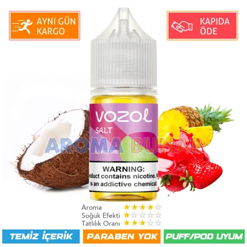 Vozol Likit Lavafire Salt 30ml