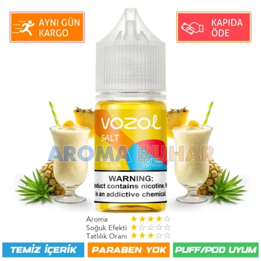 Vozol Likit Pina Colada Salt 30ml