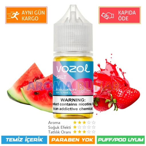 Vozol Likit Strawberry Watermelon Salt 30ml